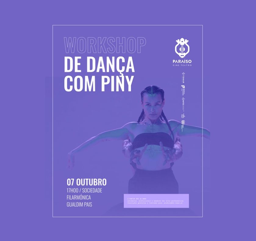 Workshop de dança com Piny — Tomar 2026